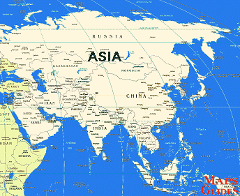 world map asia图片